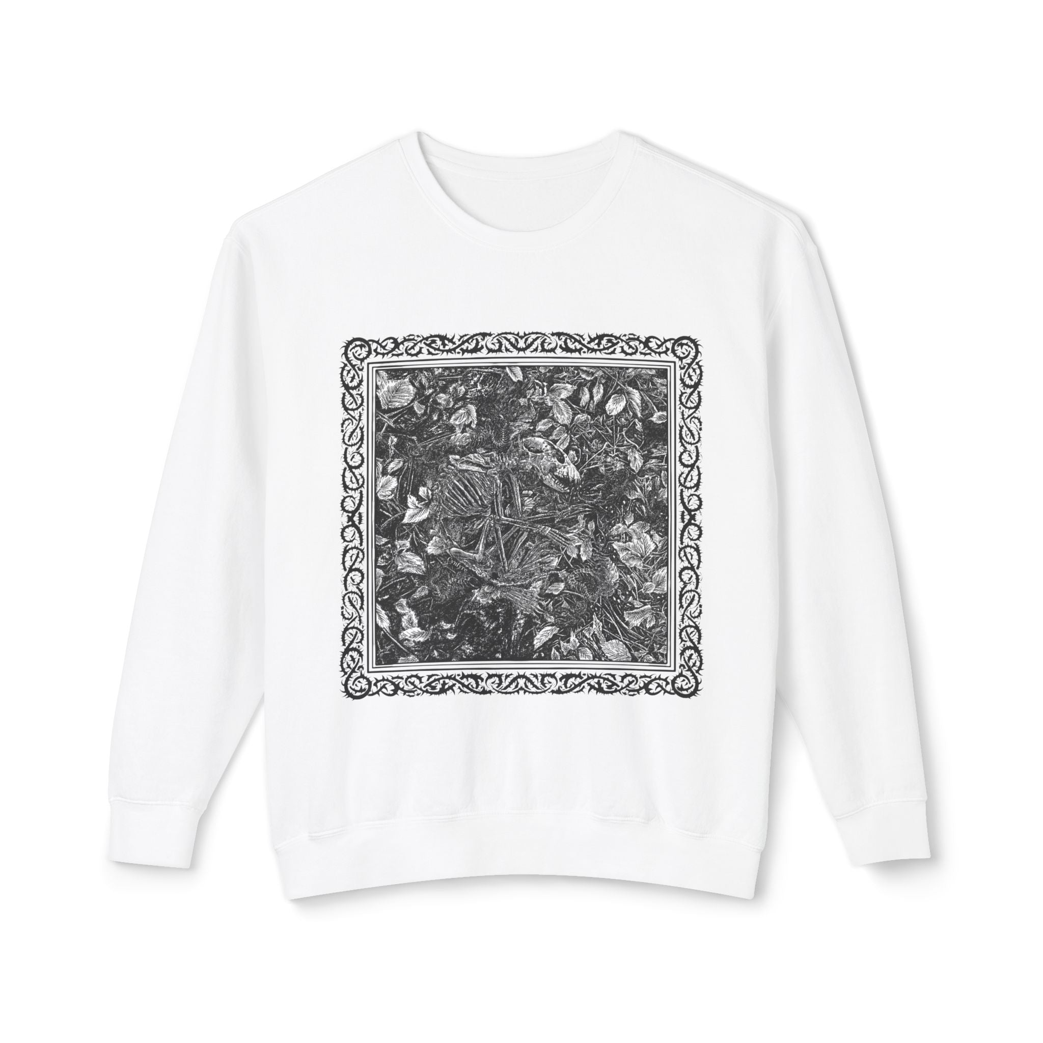 Raccoon Skeleton Crewneck Sweatshirt