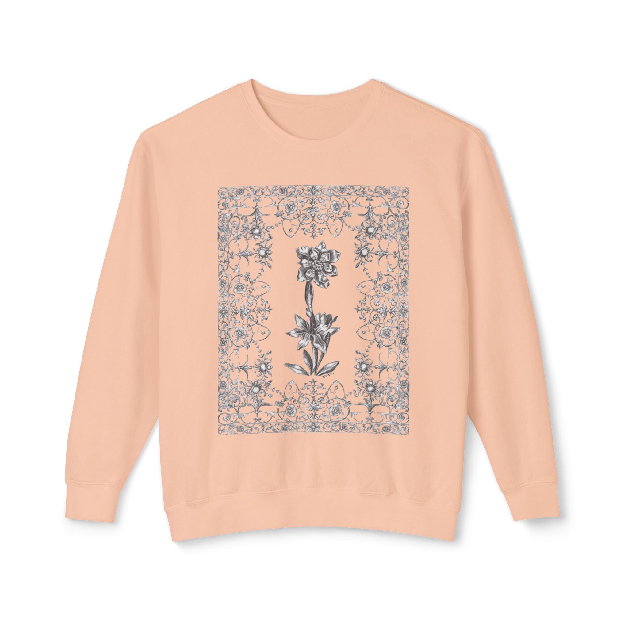 Floral Filigree Crewneck Sweatshirt