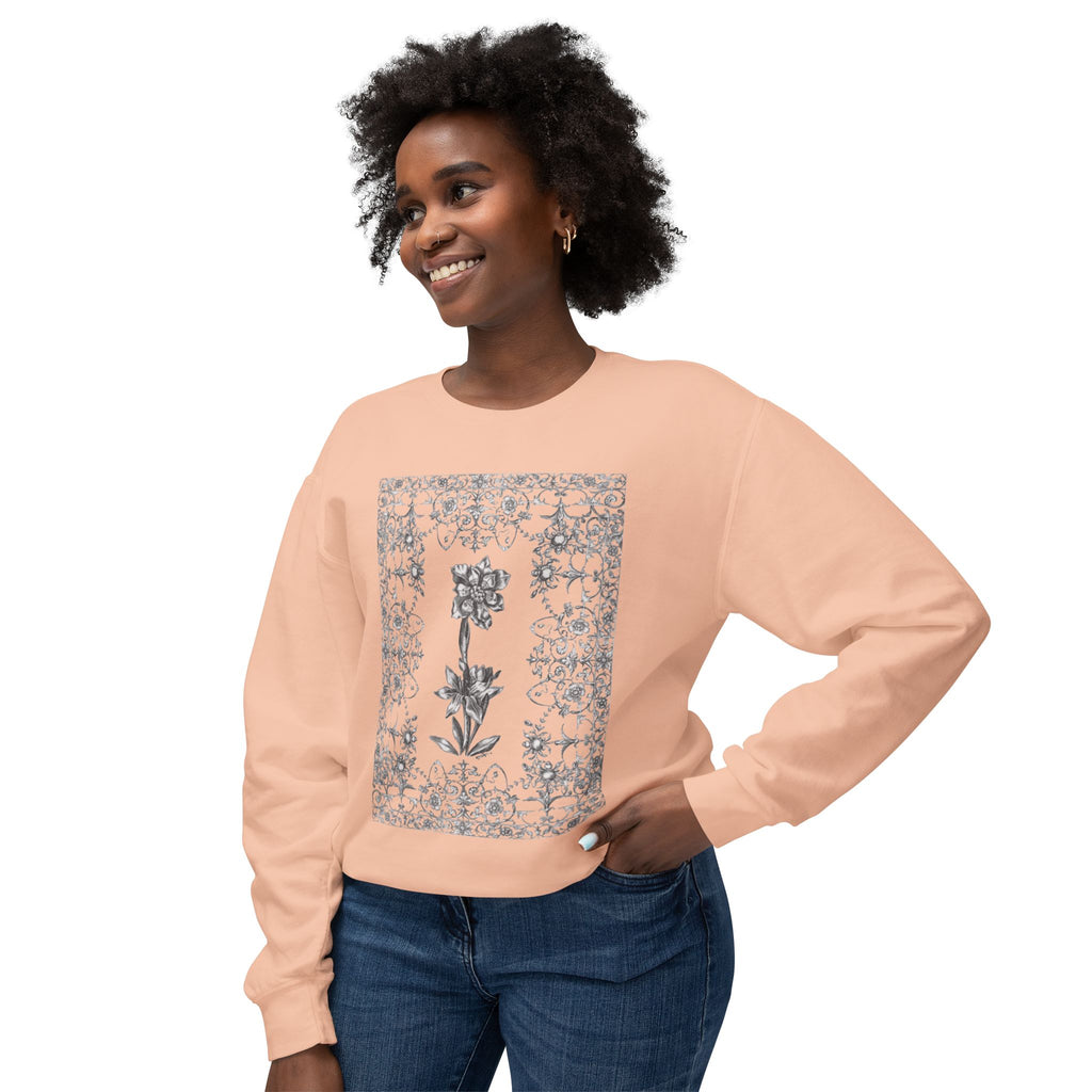 Floral Filigree Crewneck Sweatshirt