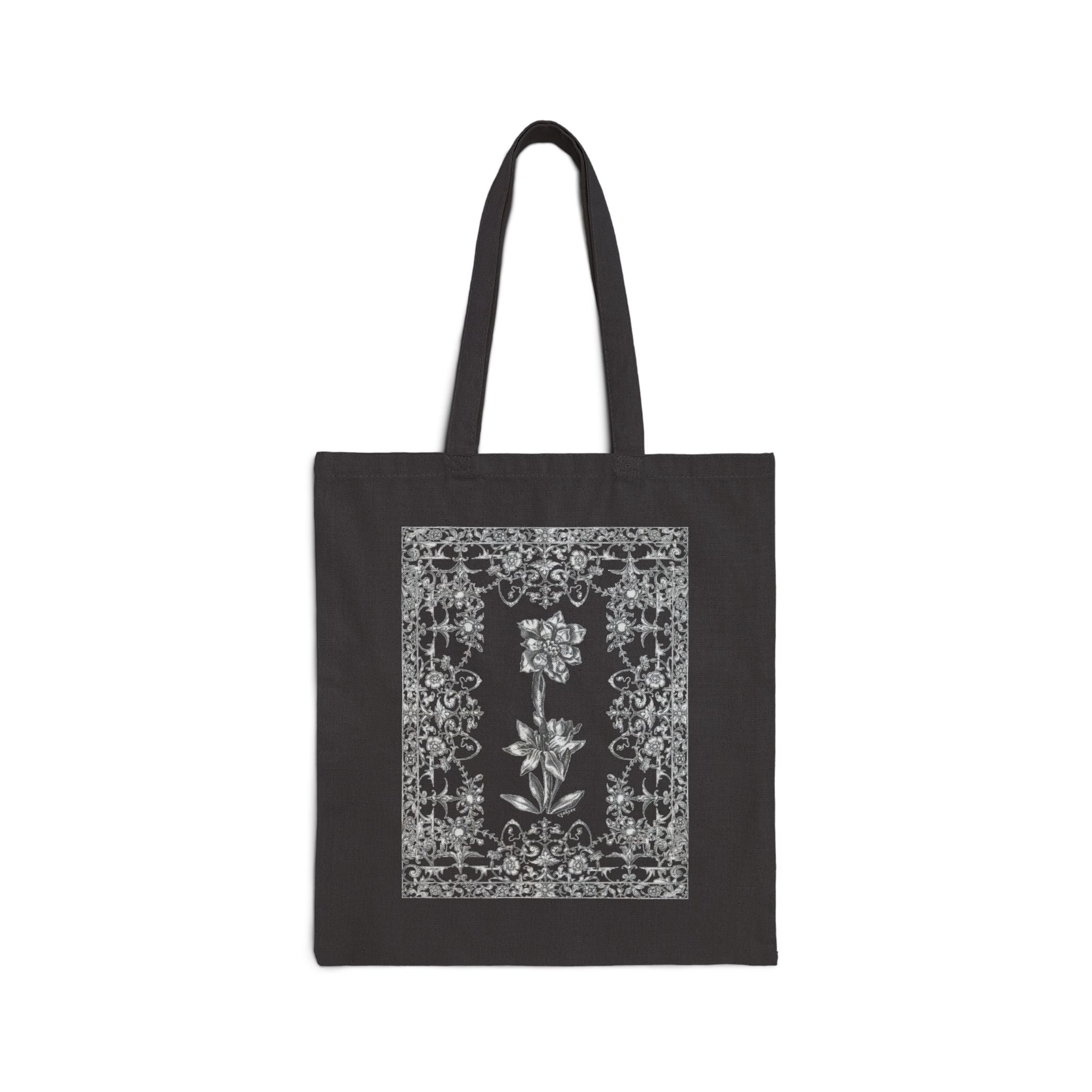Floral Filigree Tote Bag
