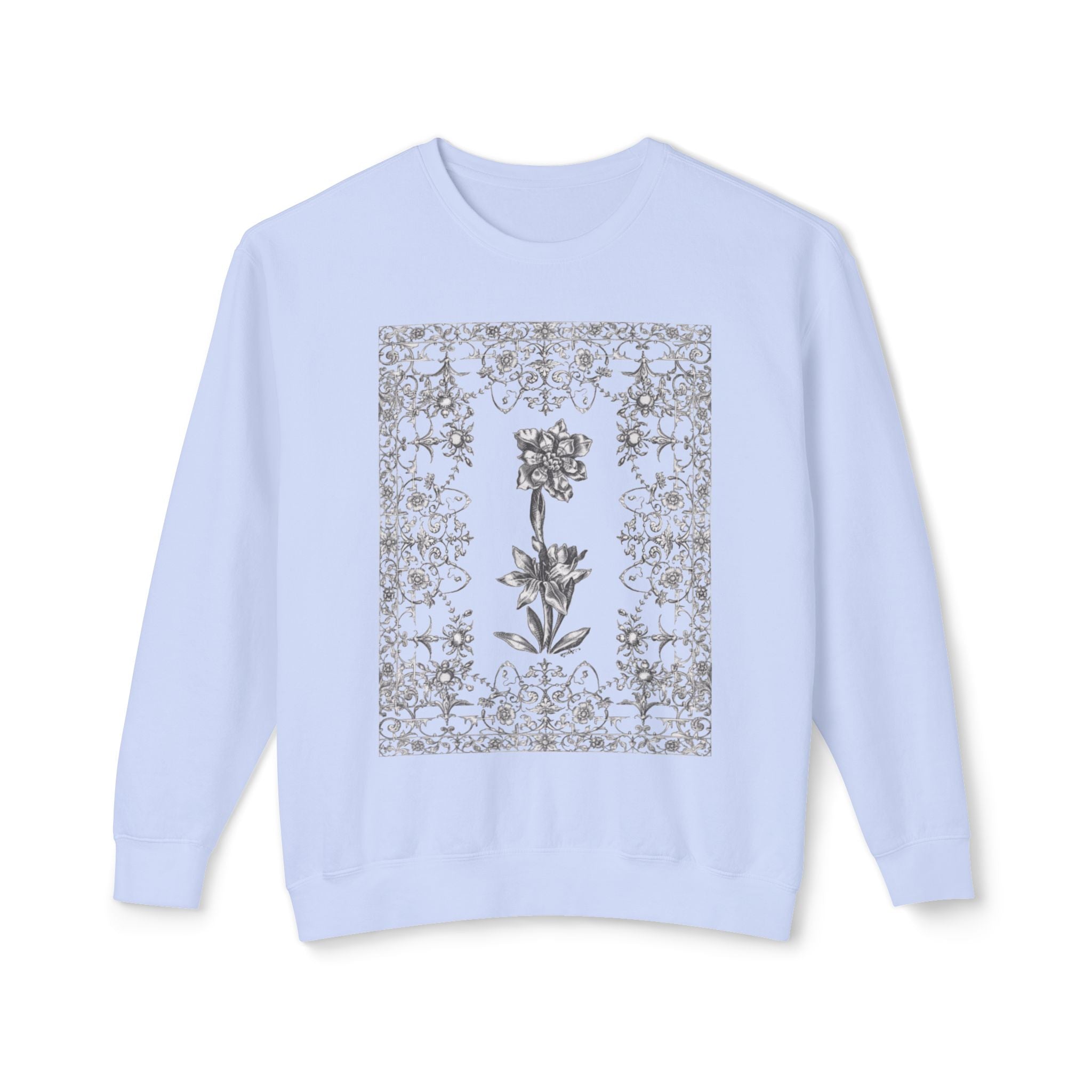 Floral Filigree Crewneck Sweatshirt
