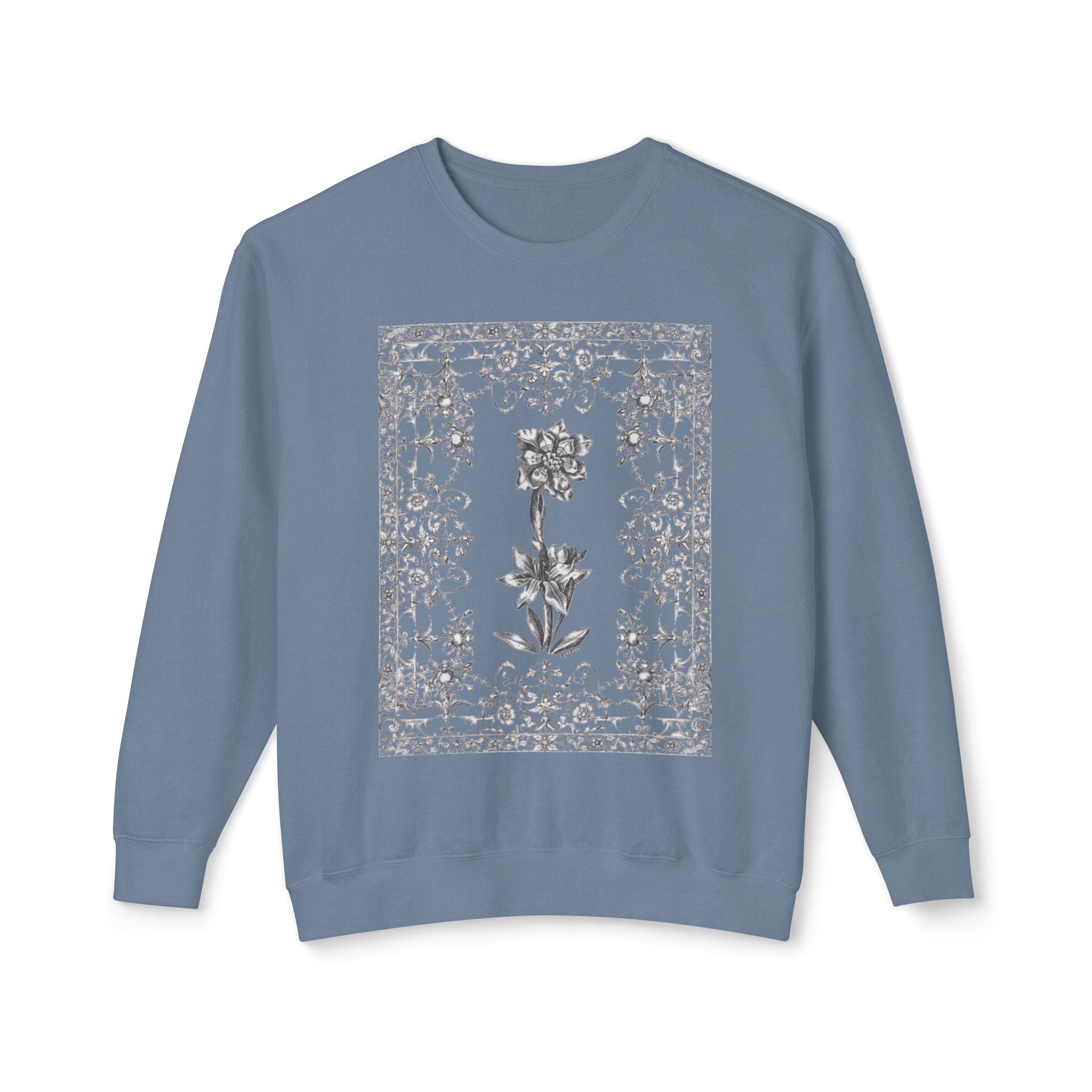 Floral Filigree Crewneck Sweatshirt