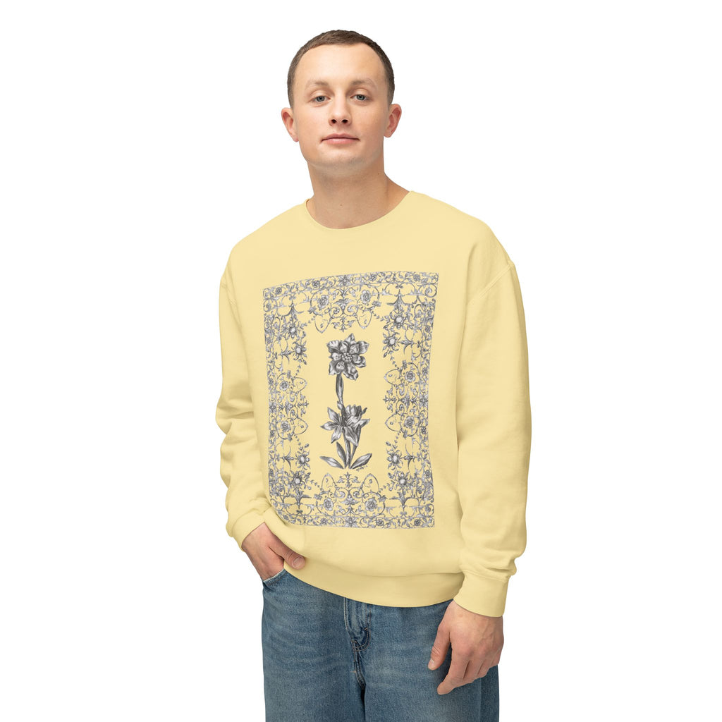 Floral Filigree Crewneck Sweatshirt