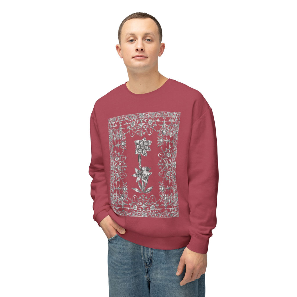 Floral Filigree Crewneck Sweatshirt
