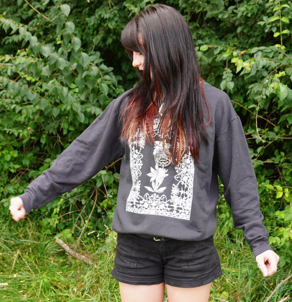 Floral Filigree Crewneck Sweatshirt