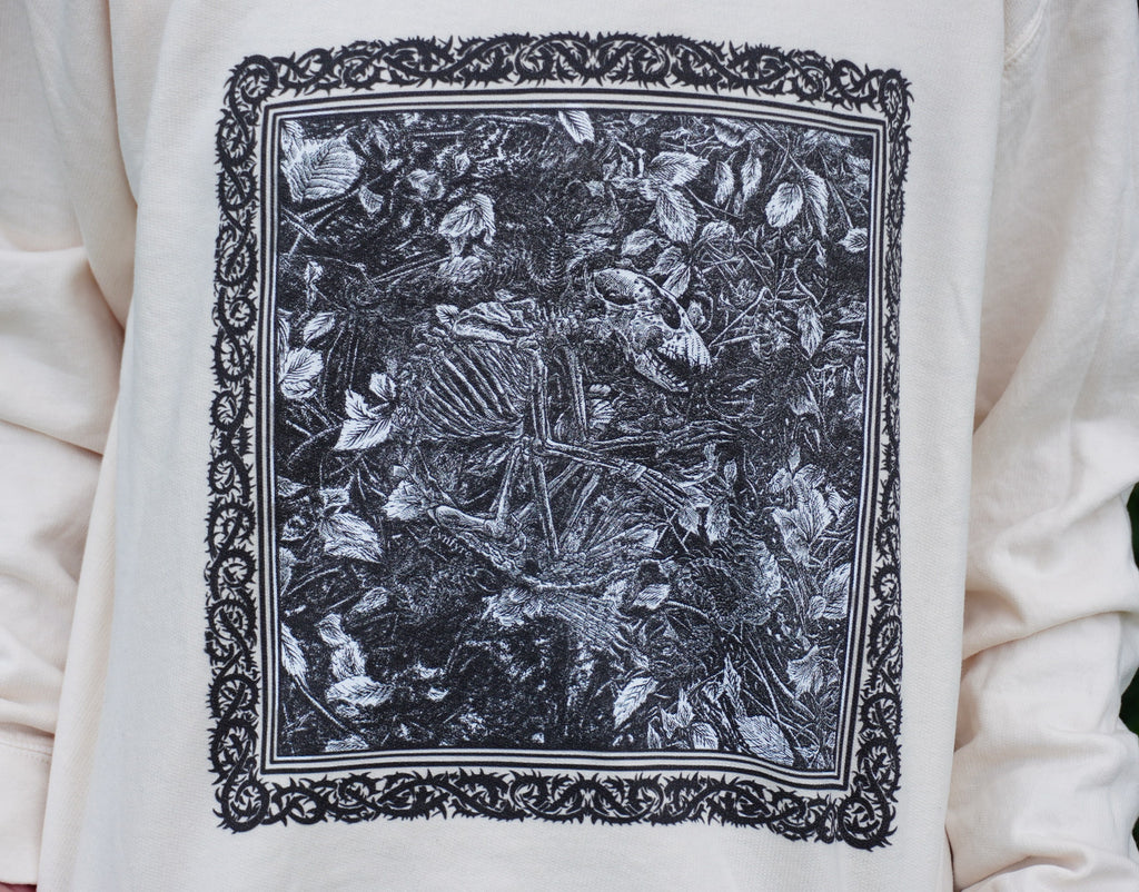 Raccoon Skeleton Crewneck Sweatshirt