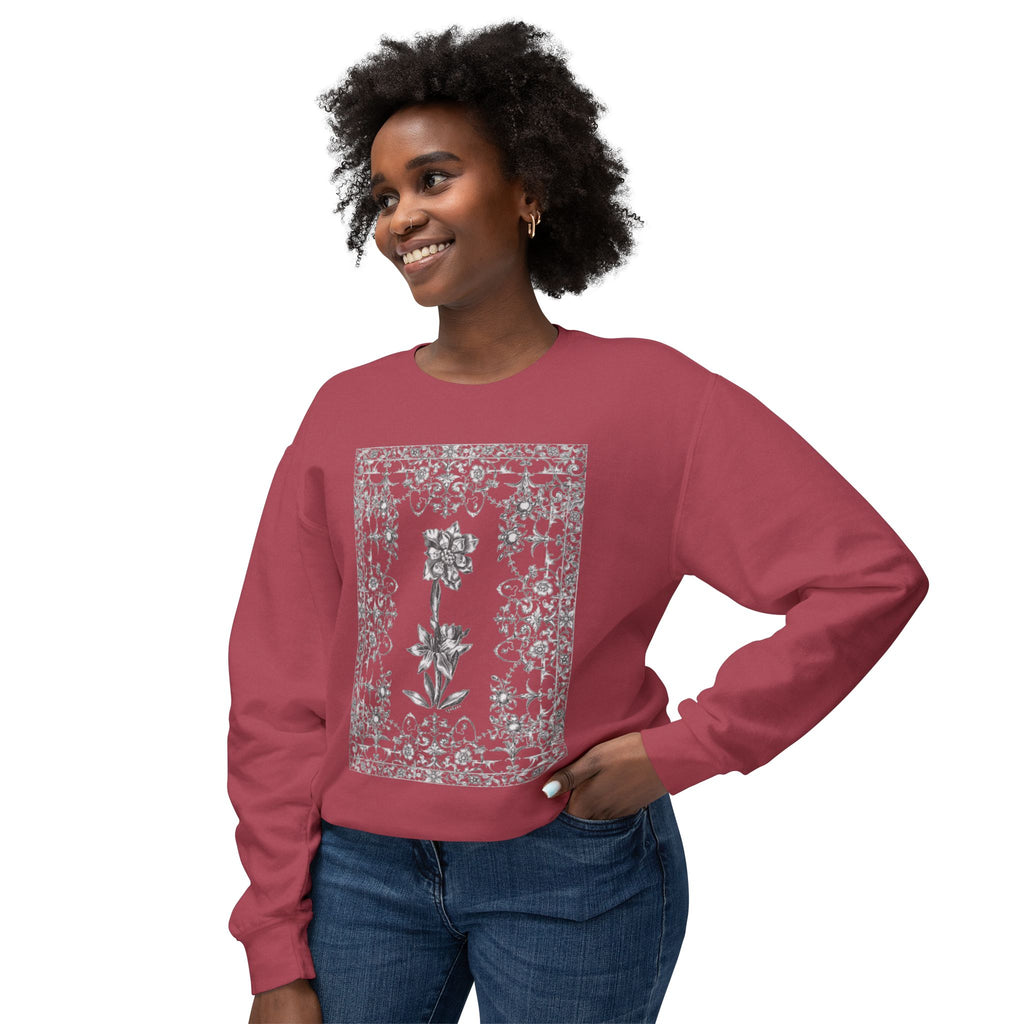 Floral Filigree Crewneck Sweatshirt