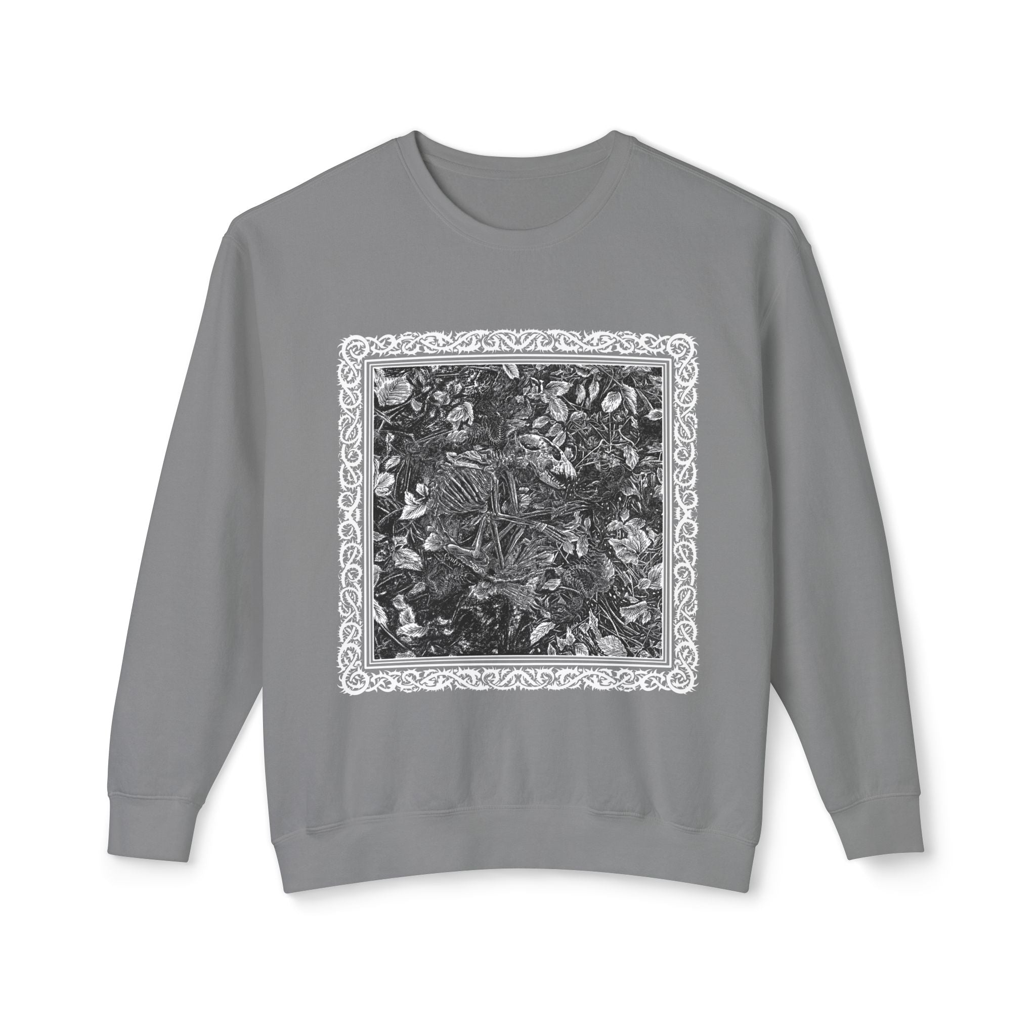 Raccoon Skeleton Crewneck Sweatshirt