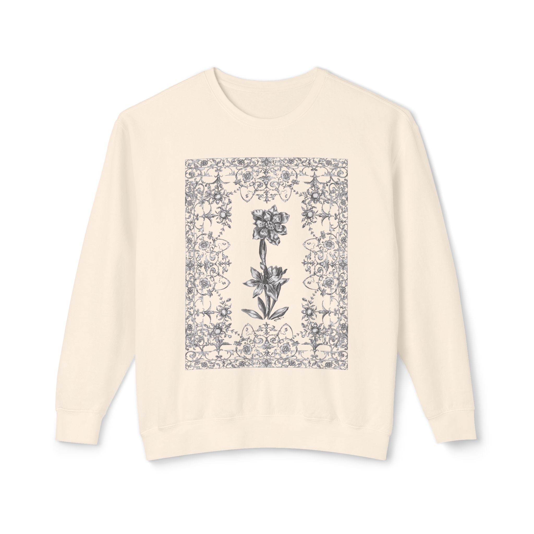 Floral Filigree Crewneck Sweatshirt