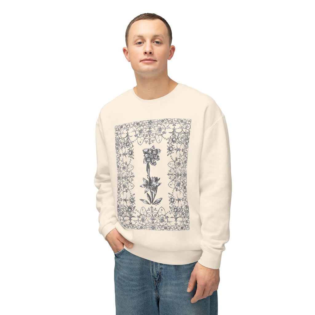 Floral Filigree Crewneck Sweatshirt