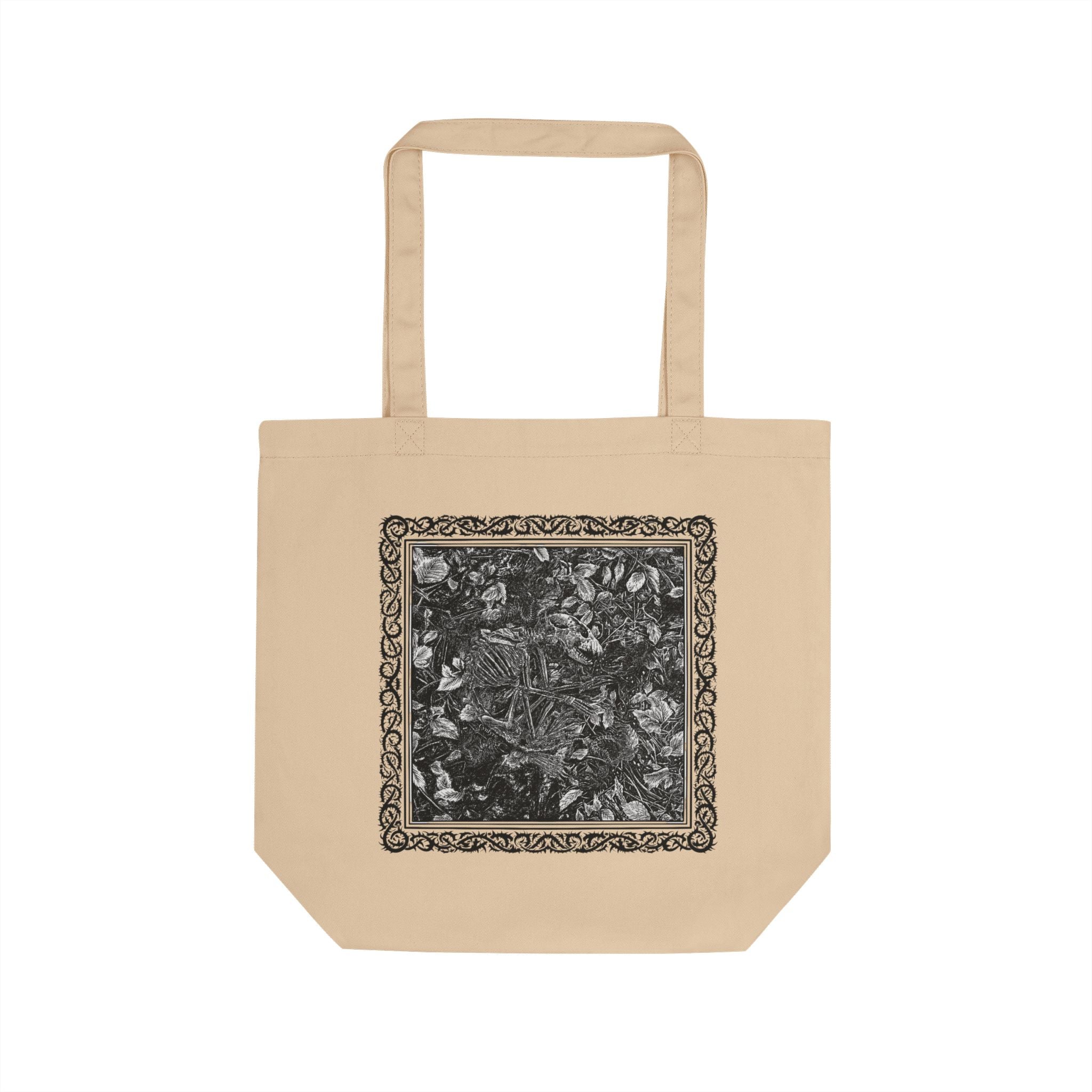 Raccoon Skeleton Tote Bag