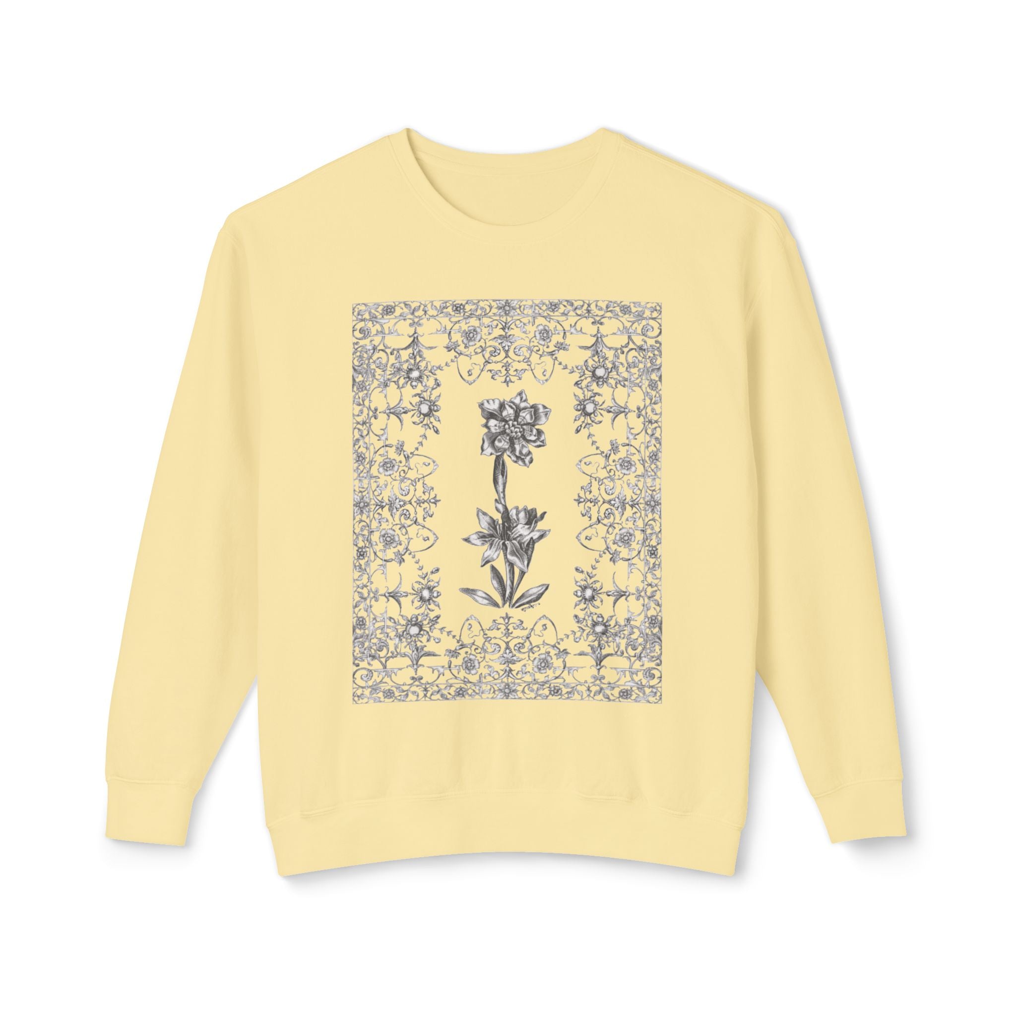Floral Filigree Crewneck Sweatshirt