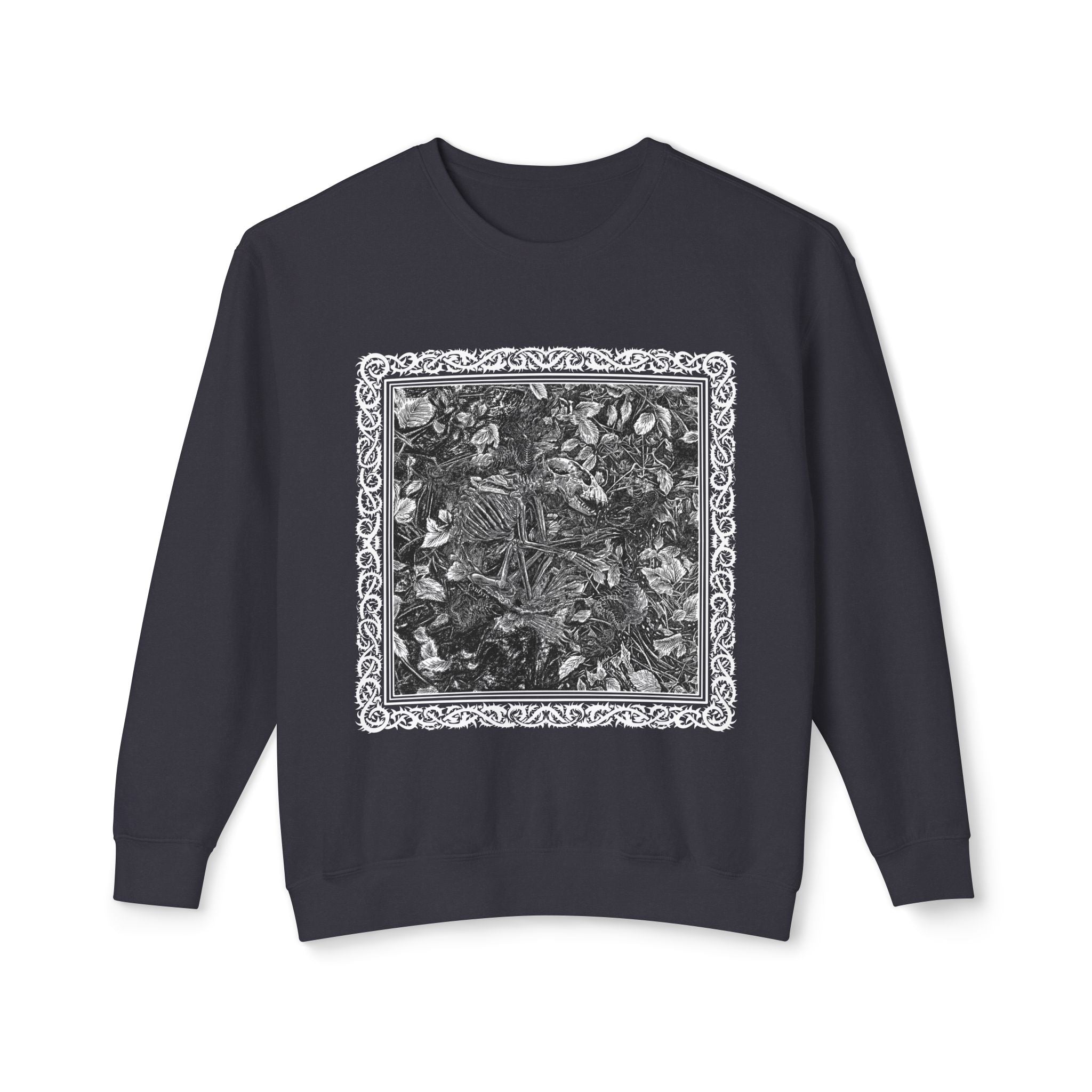Raccoon Skeleton Crewneck Sweatshirt